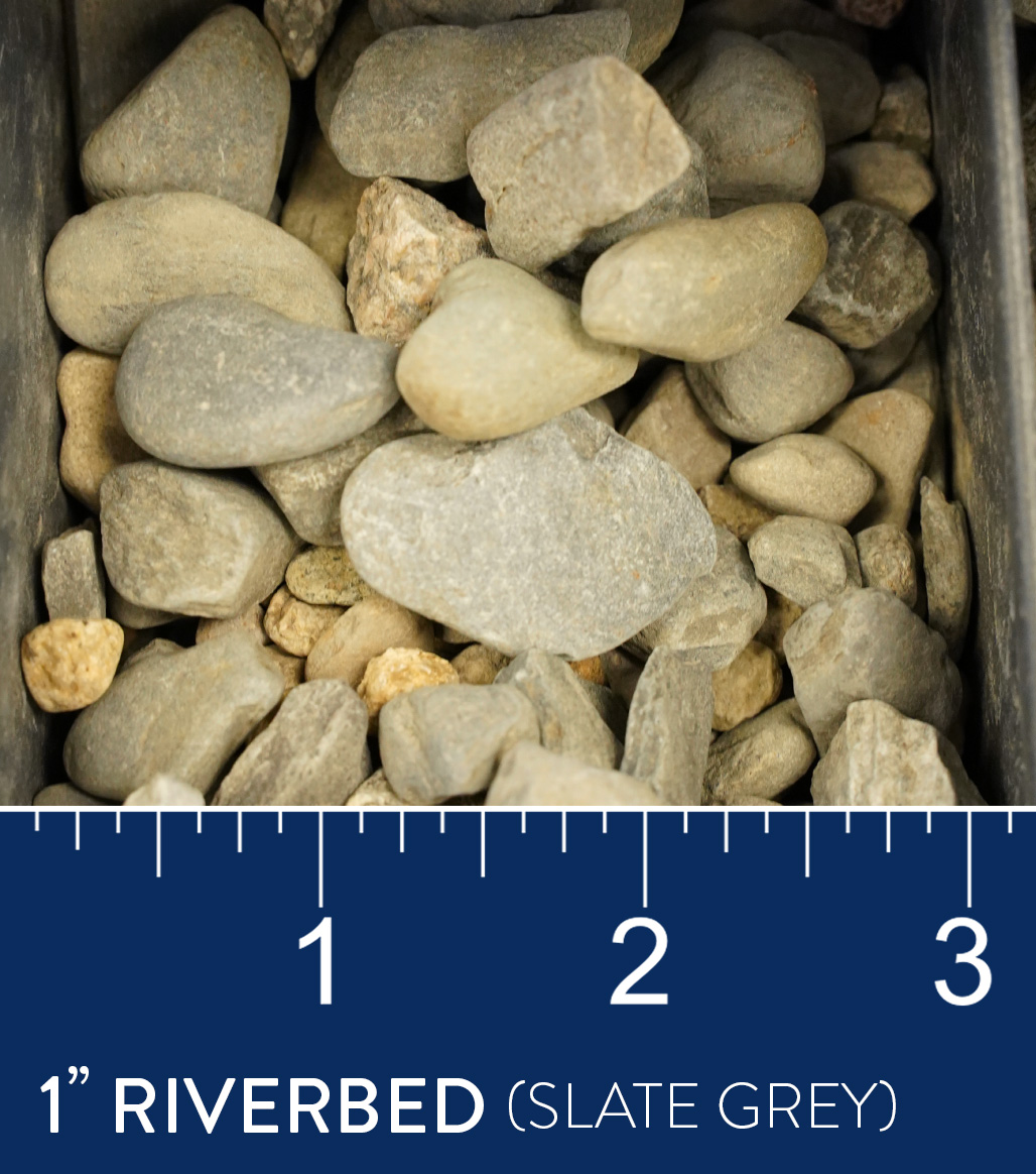 1" Riverbeds available at J&J Materials